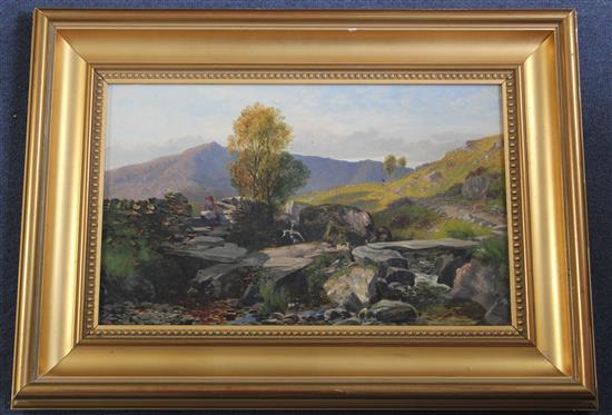 Benjamin Williams Leader (1831-1923) Moel Siabod, 10.5 x 17in.